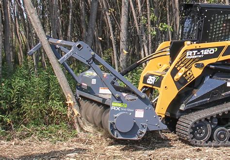 skid steer brush clearing|mulching heads for skid steers.